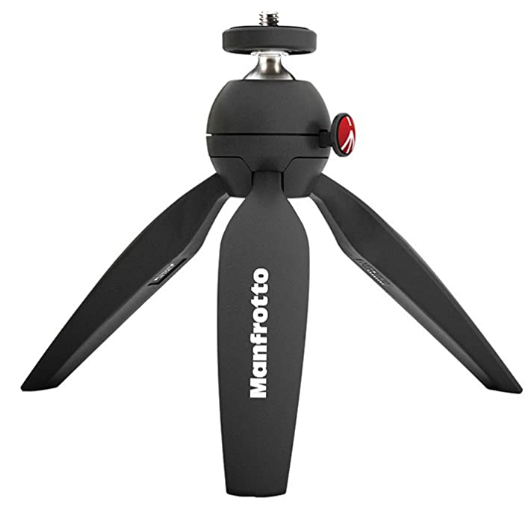 Manfrotto PIXI Mini Tripod, Black (MTPIXI-B)